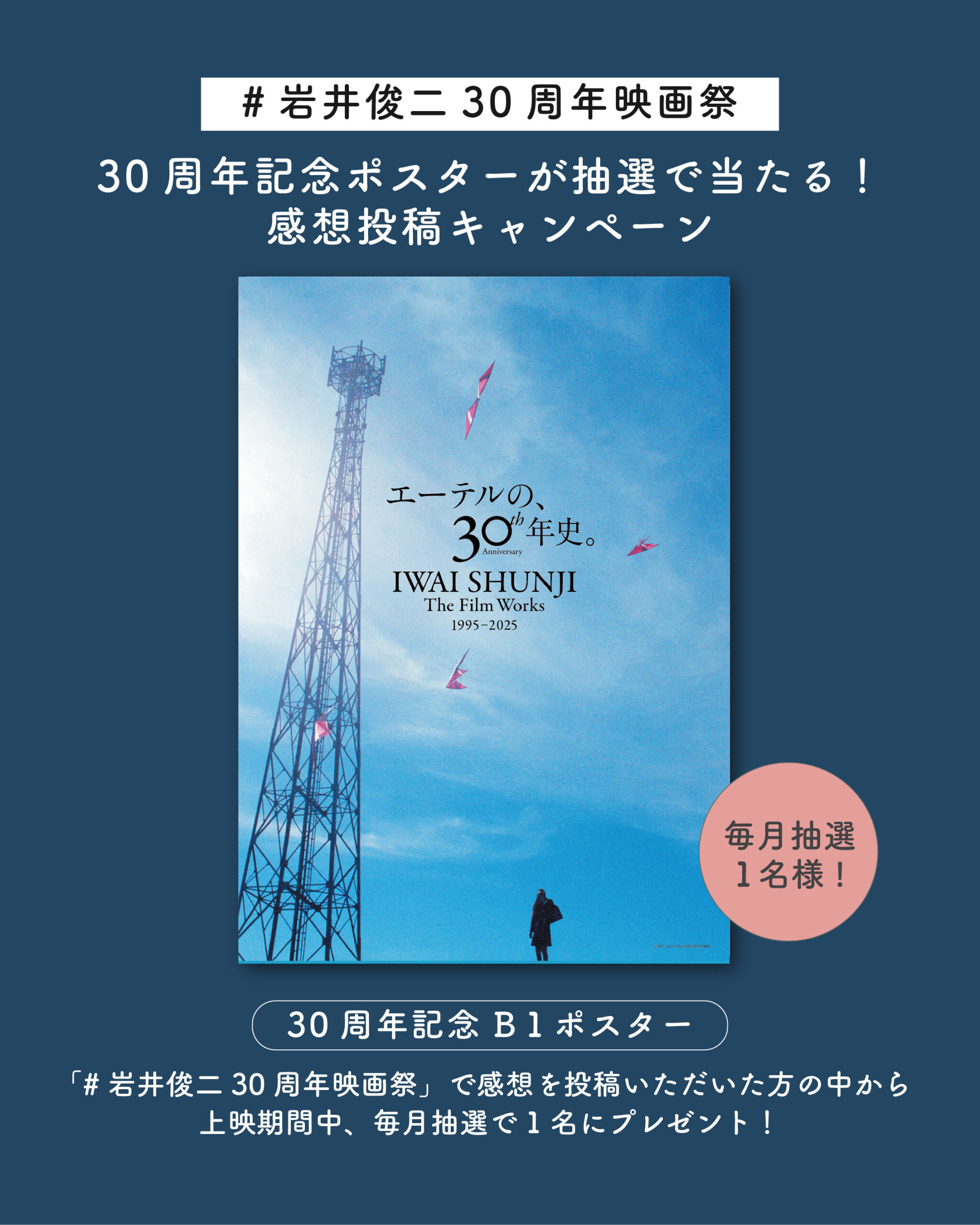 感想投稿キャンペーン実施決定！ – IWAI SHUNJI